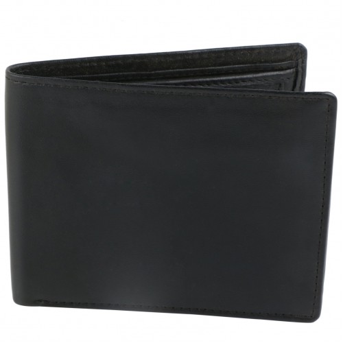 LEATHER GENTS WALLET SNGW102-BK